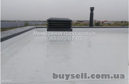Облаштування плоского даху з ПВХ мембрани, Павлоград, 120 грн