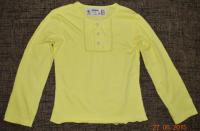Продам б/у жёлтую футболку ТМ «Sela» с длинным рукавом на девочку