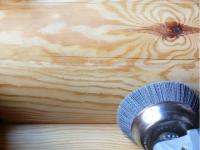 Шлифовка деревянного сруба
