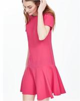Платье розовое c воланом новое &quot;Banana Republic&quot; размер 4