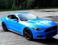 Ford Mustang купе голубой прокат аренда