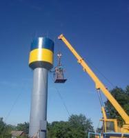 Реставрація,  монтаж,  підключення водонапірної башні Рожновського