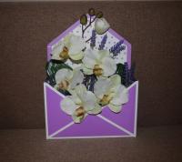 Цветочный конверт &quot;Орхидея&quot;.