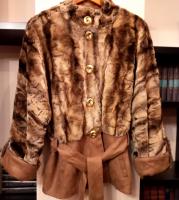 Шикарнейшая женская меховая куртка 54