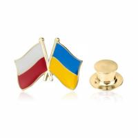 Значок Пін Прапор Польща Україна BRGV112717