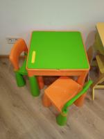 Детский набор столик и 2 стульчика мамут , Польша