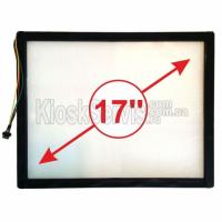 Сенсорное стекло LED «i-Touch» 6 мм 17” 4: 3 в рамке bullet-proof брон