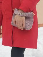 Жіноча сумка- гаманець крючком