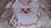 Блузочка Вышиванка для девочек,  размеры 26