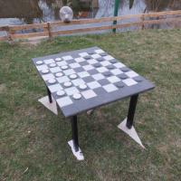 Стол керамогранитный под шашки/шахматы