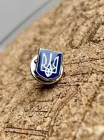 Значок малого герба України матеріал нікель