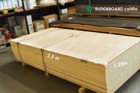Blockboard, шпон. сейбою,  18 мм I/II 1, 25х2, 50 м = 3. 125 м² (1 л
