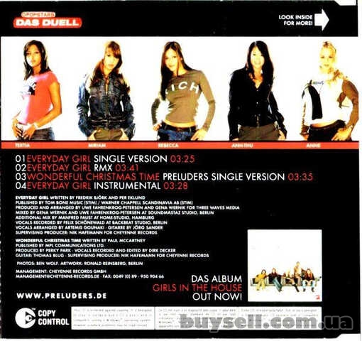 Audio CD Preluders – Everyday Girl