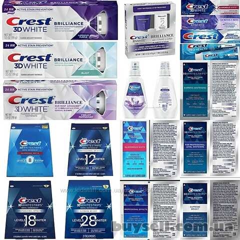Crest Brilliance 3D Whitestrips Бриллиант отбеливание зубов полоски