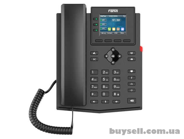 Fanvil X303G Enterprise, sip телефон 4 SIP акаунти, HD аудіо, PoE