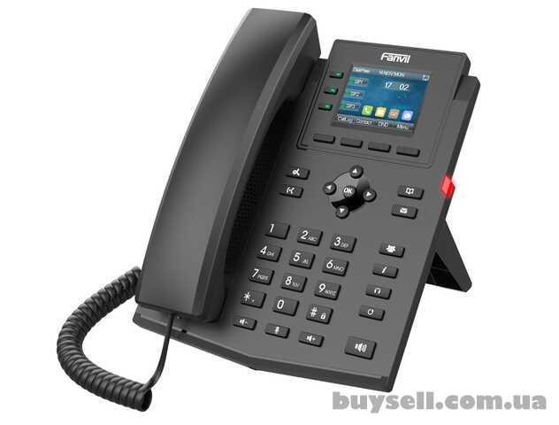 Fanvil X303G Enterprise, sip телефон 4 SIP акаунти, HD аудіо, PoE