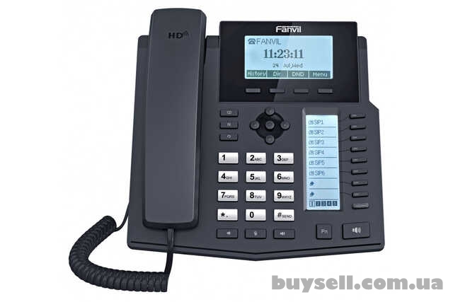 Fanvil X5U-R,  sip телефон 16 SIP акаунтів,  USB, PoE (запись разговор
