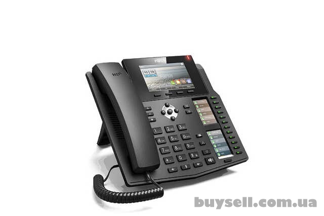 Fanvil X6U, sip телефон преміум класу, 20 SIP-акаунтів, RJ9, USB, PoE
