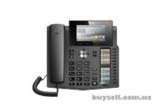 Fanvil X6U, sip телефон преміум класу, 20 SIP-акаунтів, RJ9, USB, PoE