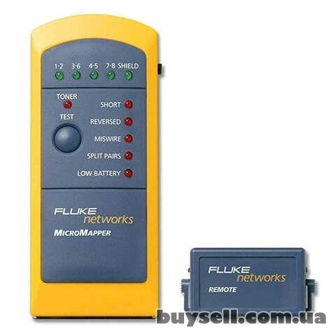 Fluke Networks MicroMapper, кабельний тестер з генератором тону
