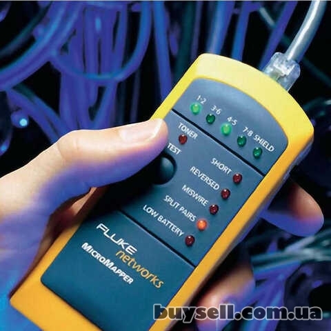 Fluke Networks MicroMapper, кабельний тестер з генератором тону