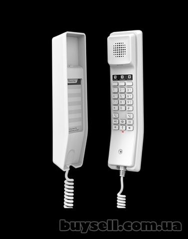 Grandstream GHP611 Black, готельний ip-телефон, 2 sip-акаунти, PoE