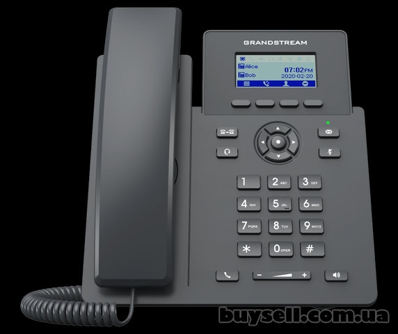 Grandstream GRP2601P,  ip телефон,  2 SIP акаунти,  без підсвічування