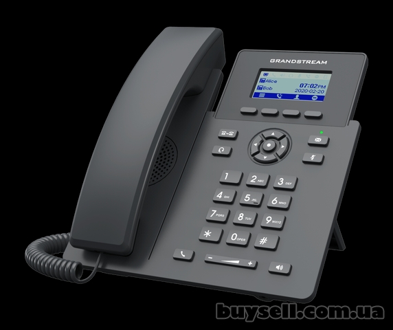 Grandstream GRP2601P,  ip телефон,  2 SIP акаунти,  без підсвічування