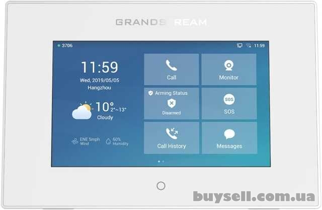 Grandstream GSC3570,  sip-відеодомофон із сенсорним екраном,  4 sip