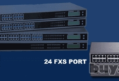 Grandstream GXW4224,  голосовий ip шлюз,  24xFXS,  1xLAN,  (1GbE) Giga