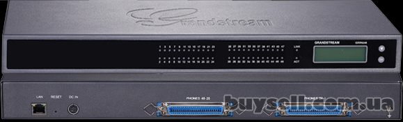 Grandstream GXW4248,  голосовий ip шлюз,  48xFXS,  1xLAN,  (1GbE) Giga