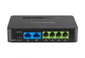 Grandstream HT814,  телефонний адаптер,  4xFXS,  1xLAN,  1xWAN,  (1GbE