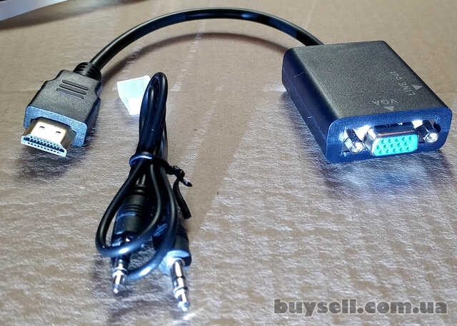 HDMI – VGA переходник для подключения к мониторам приставок, тюнеров.