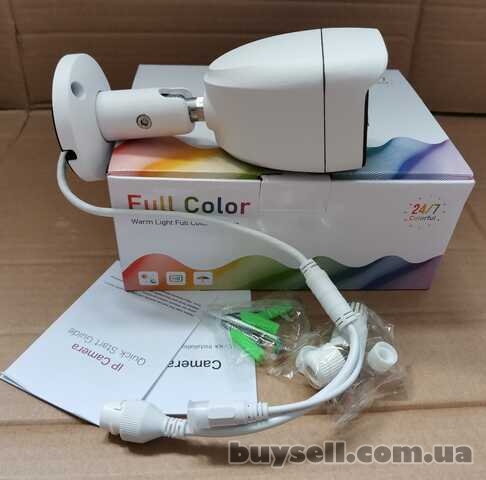 IP видеокамера Full Color уличная 4 Mp / PoE / f=2.8 mm / Onvif / Звук