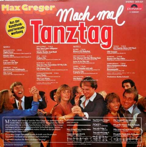 Jazz LP Max Greger – Mach Mal Tanztag