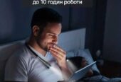 LED-ліхтарик на шию, акумуляторний, час роботи до 10 годин