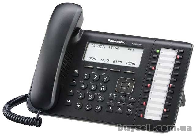 Panasonic KX-DT546RU Black, cистемний телефон
