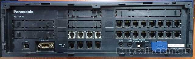 Panasonic KX-TDA30UA, цифрова атс, 4 міських/20 внутрішніх/4 системних