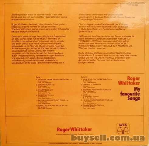 Roger Whittaker – My Favourite Songs – LP