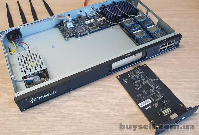 Yeastar S100,  ip атс,  100 sip,  модульне розширення:  16 FXO/FXS,  8
