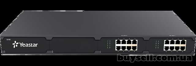 Yeastar S100,  ip атс,  100 sip,  модульне розширення:  16 FXO/FXS,  8