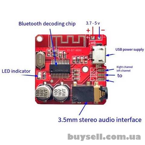 Аудио Bluetooth 5. 0 XY-BT-Mini 3. 7-5V