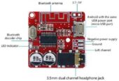Аудио Bluetooth 5. 0 XY-BT-Mini блютуз декодер 3. 7-5V