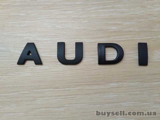 Металлические буквы AUDI на кузов авто