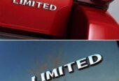 Металлические буквы Limited на кузов авто