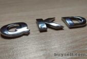 Металлические буквы Q . K . D на кузов авто