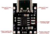 Мини-контроллер заряда TP4057 USB-Type-C 5V 1A