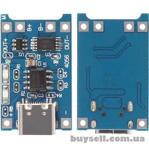 Модуль зарядного устройства для литиевых батарей TP4056 USB type-C