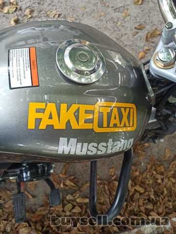 Наклейка FakeTaxi жёлтая светоотражающая на авто-мото
