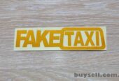 Наклейка на авто-мото FakeTaxi светоотражающая